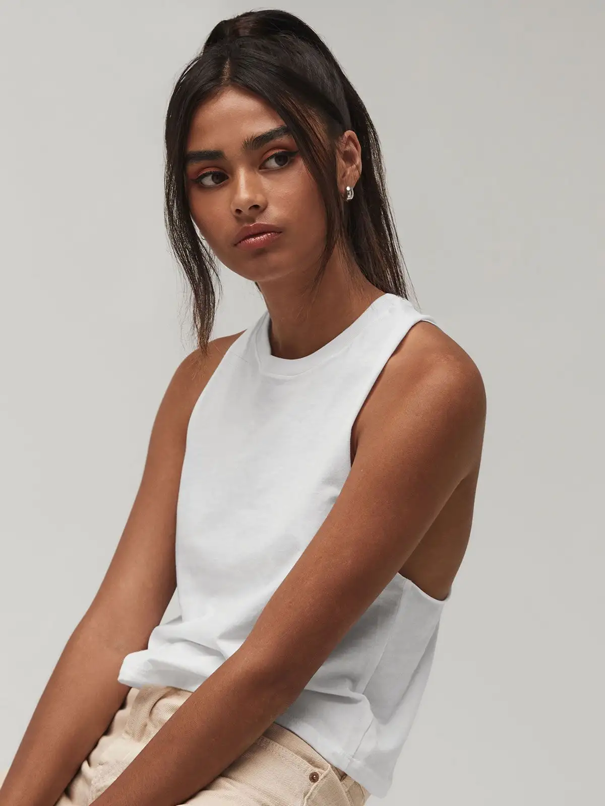 Women's Racerback Cropped Tank - Bella+Canvas - BE6682