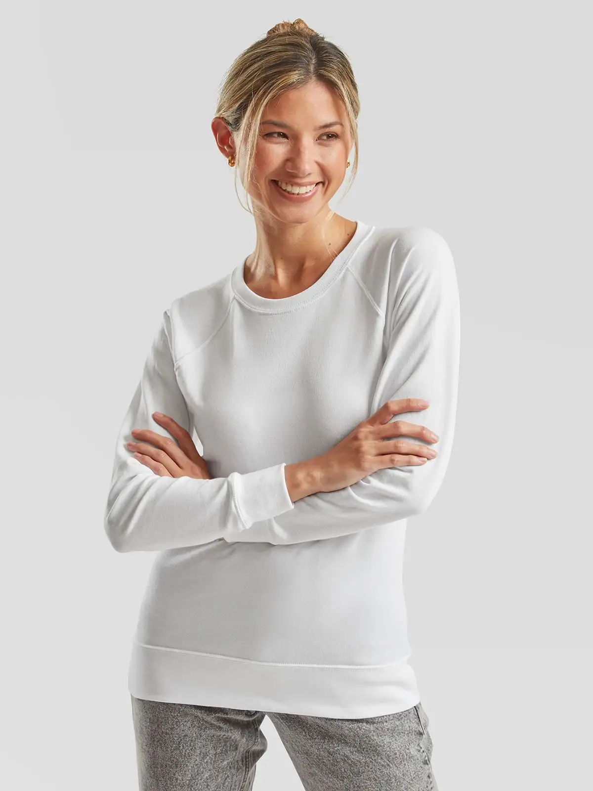 Ladies Lightweight Raglan Sweat - Fruit of the Loom - FR621460