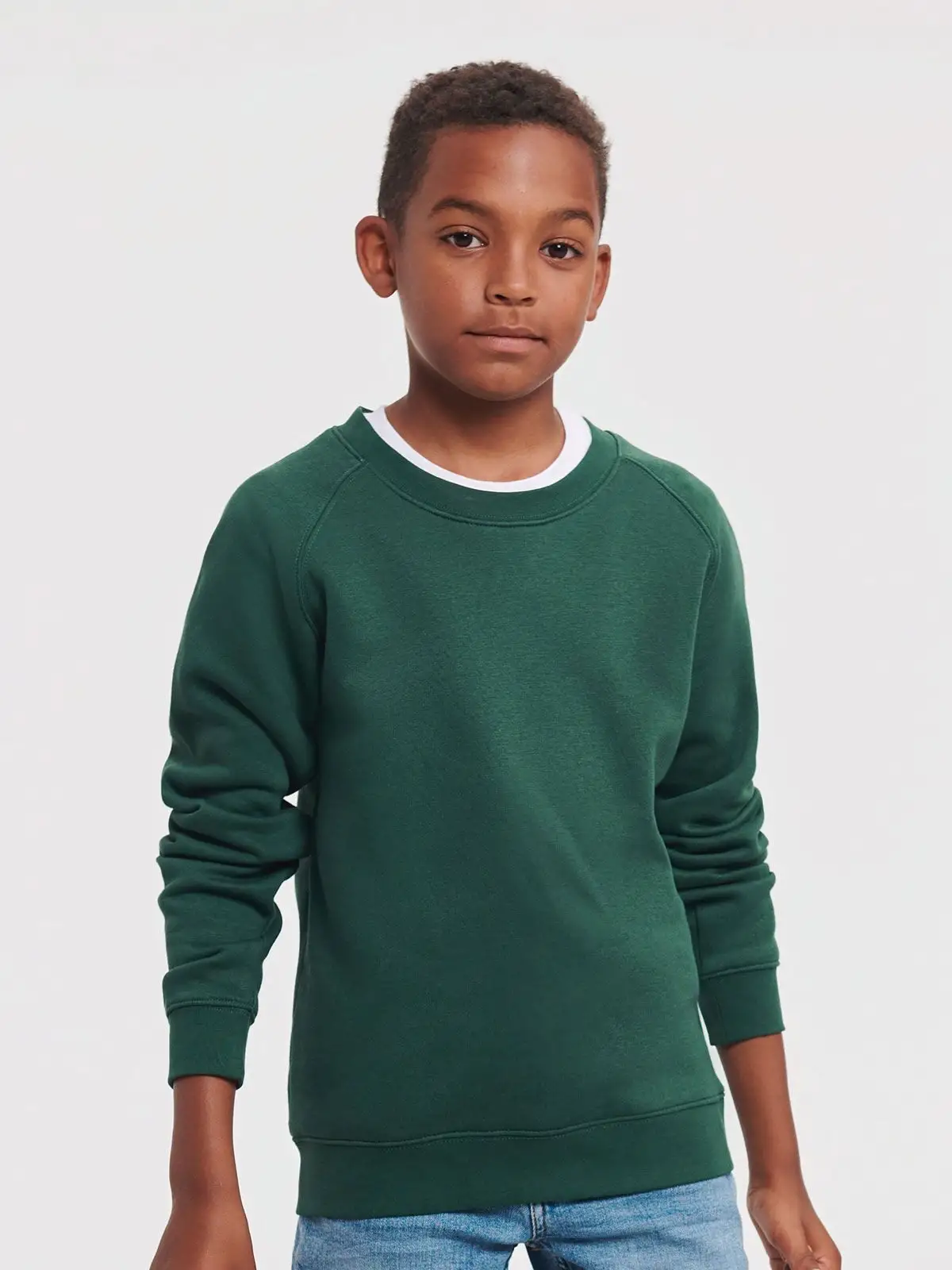 Kids Authentic Raglan Sweat - Russell - JE271B