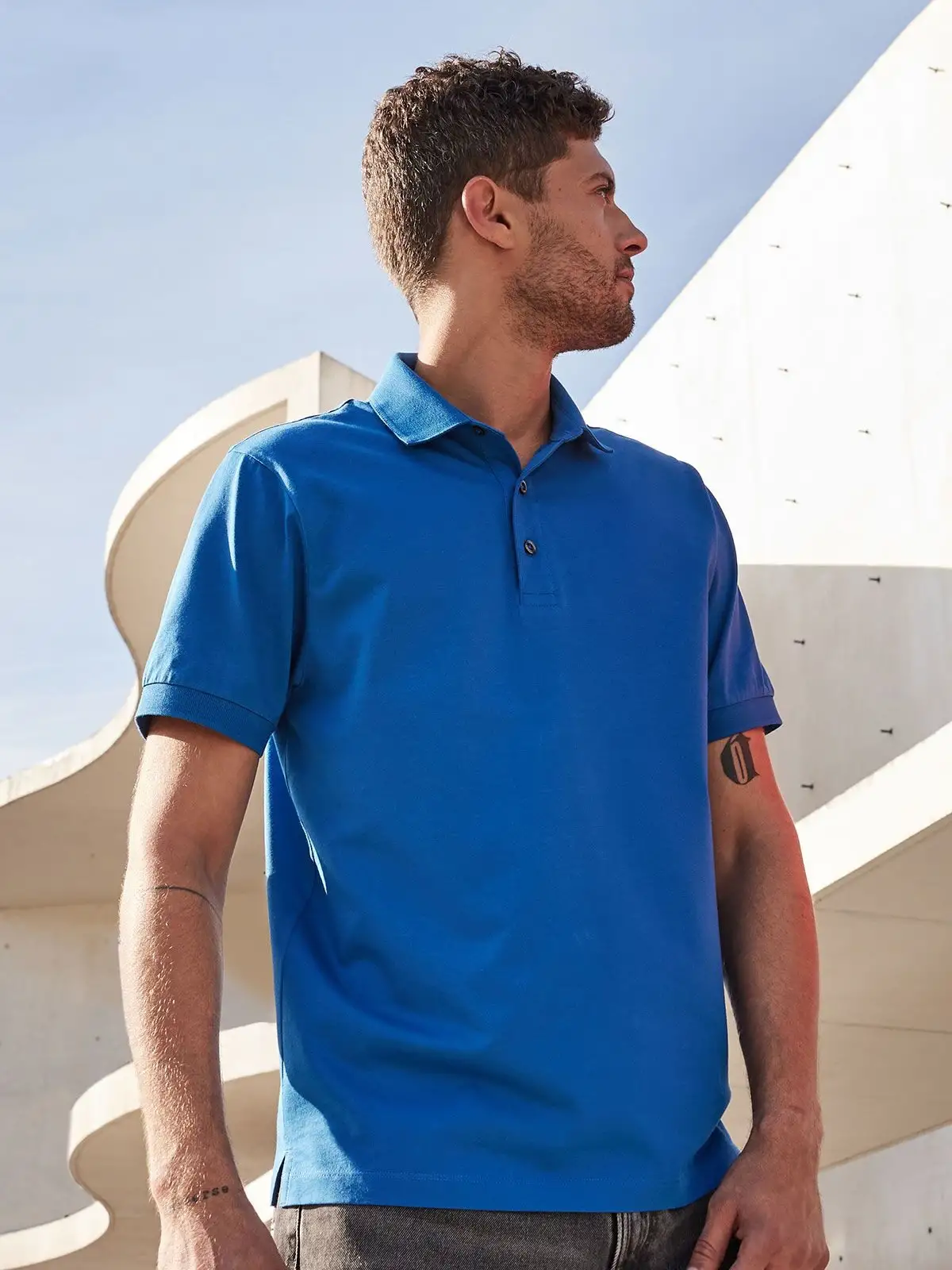 Men's Mercerised Polo - Daiber - JN1300