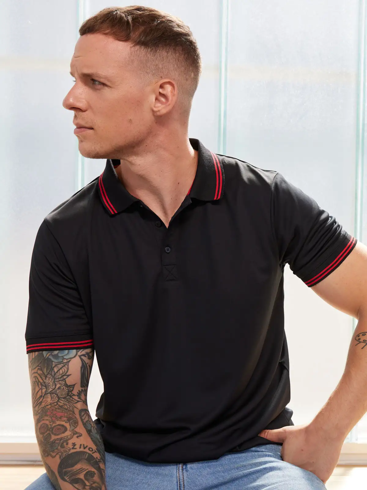 Men's Functional Polo - James &amp; Nicholson - JN722