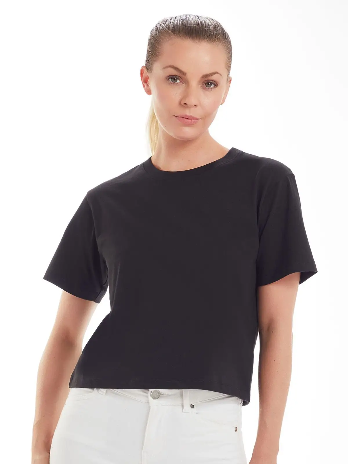 Women&acirc;s Cropped Heavy T - Mantis - MAM198