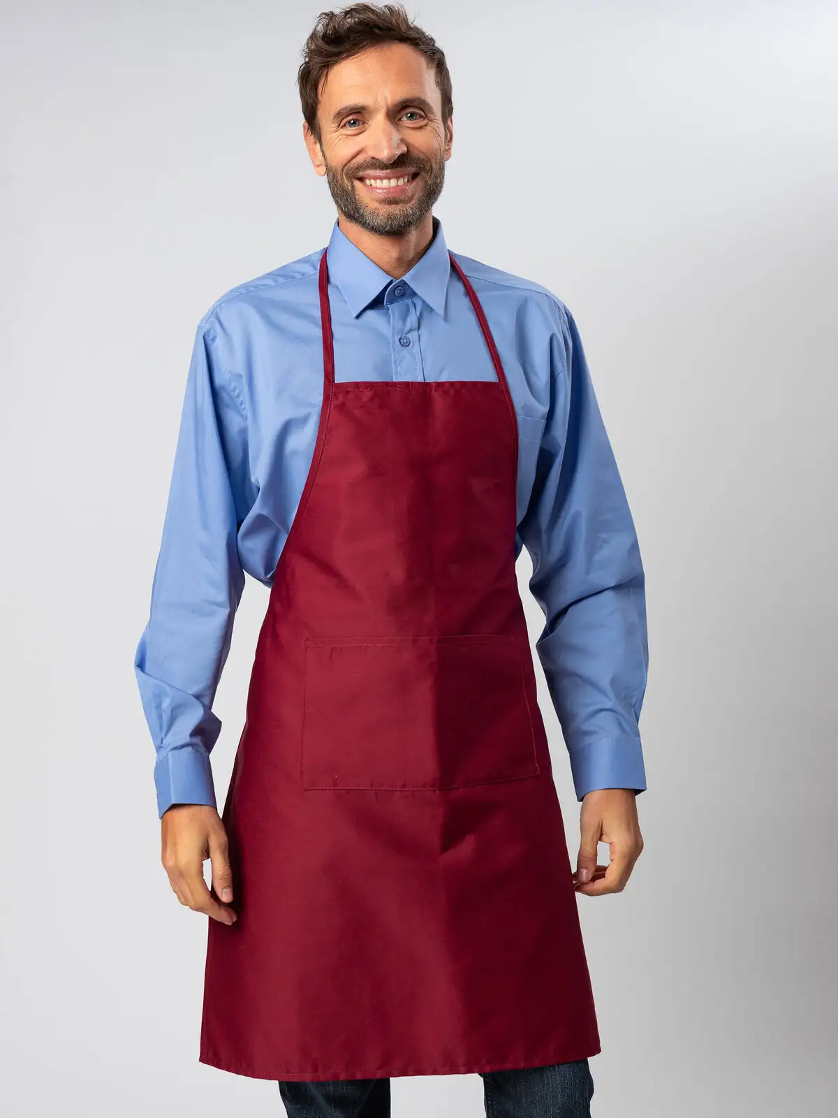 Basic Apron with Pocket - Colore Italiano - MI002