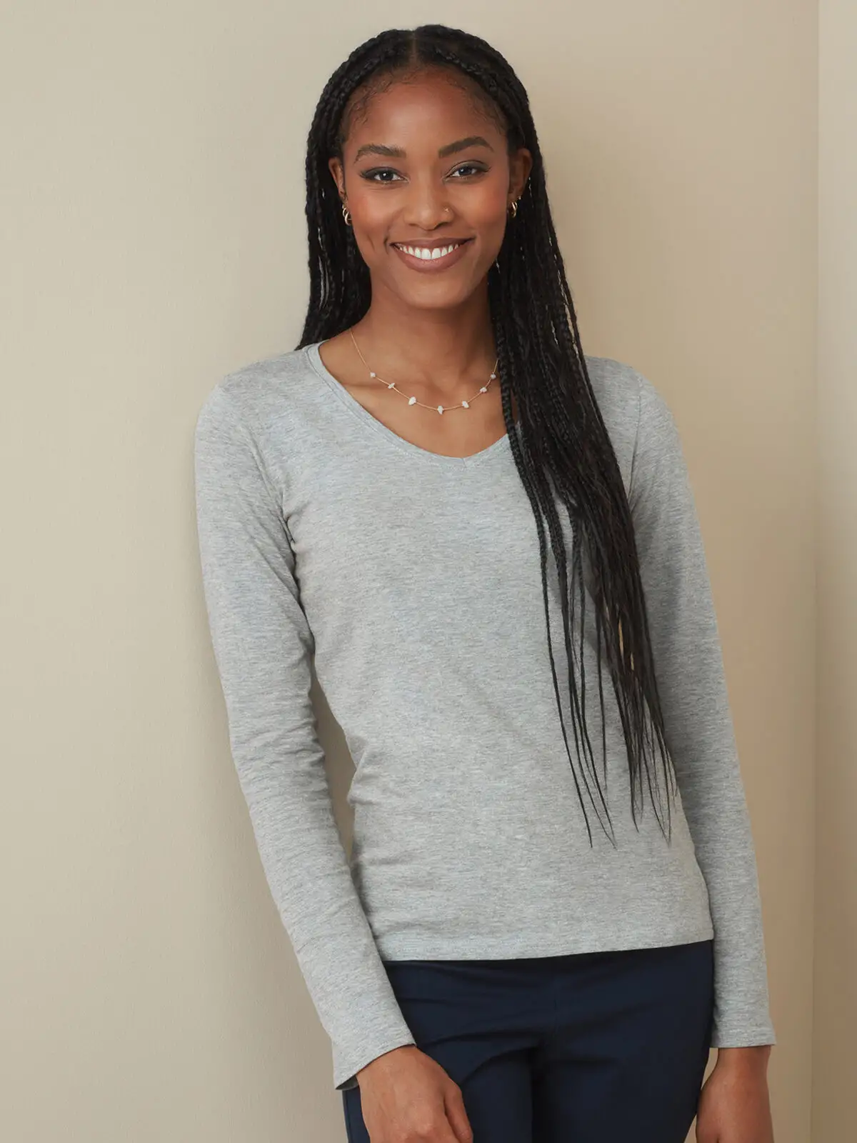 Claire V-Neck Long Sleeve - Stedman - ST9720