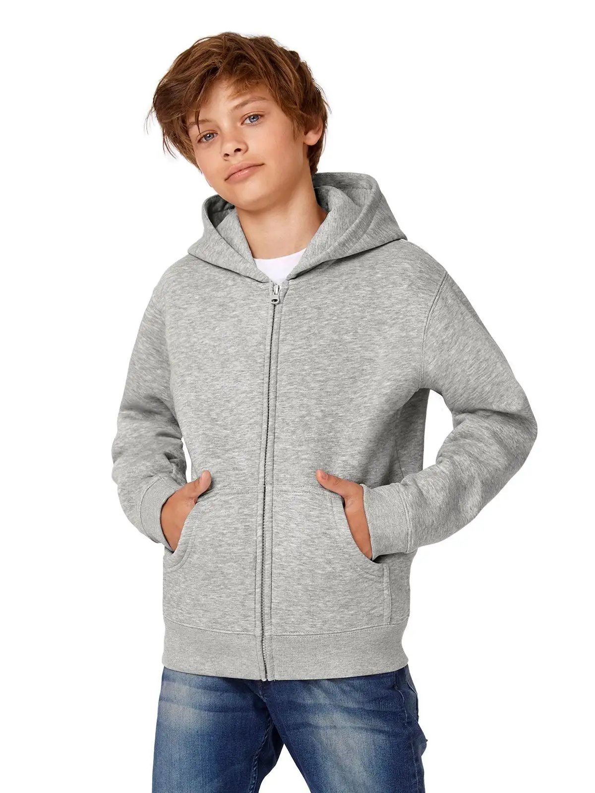 Hooded Full Zip /Kids - B&amp;C Collection - BCWK682