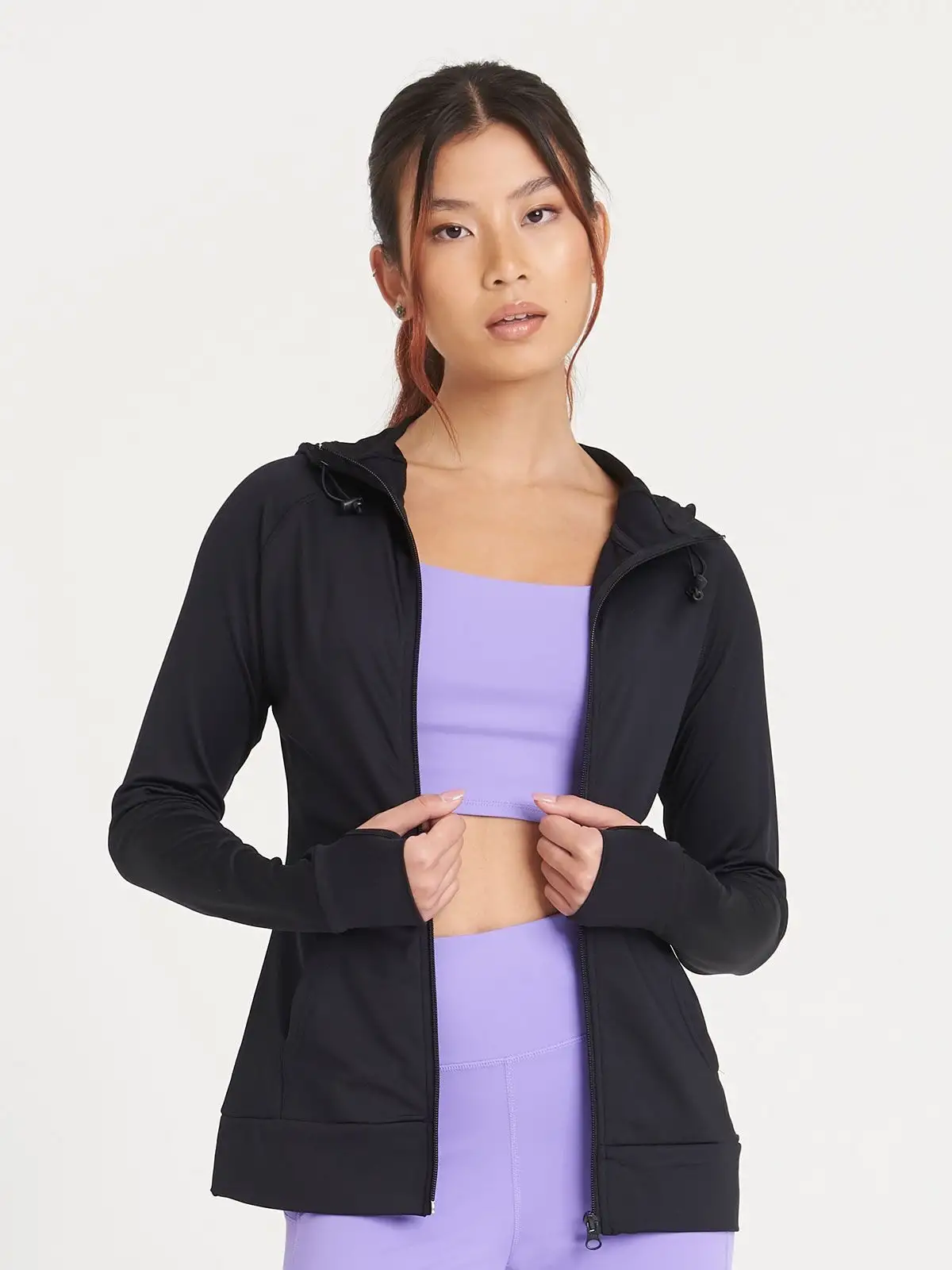 Girlie Cool Contrast Zoodie - Just Cool by AWDis - JC058