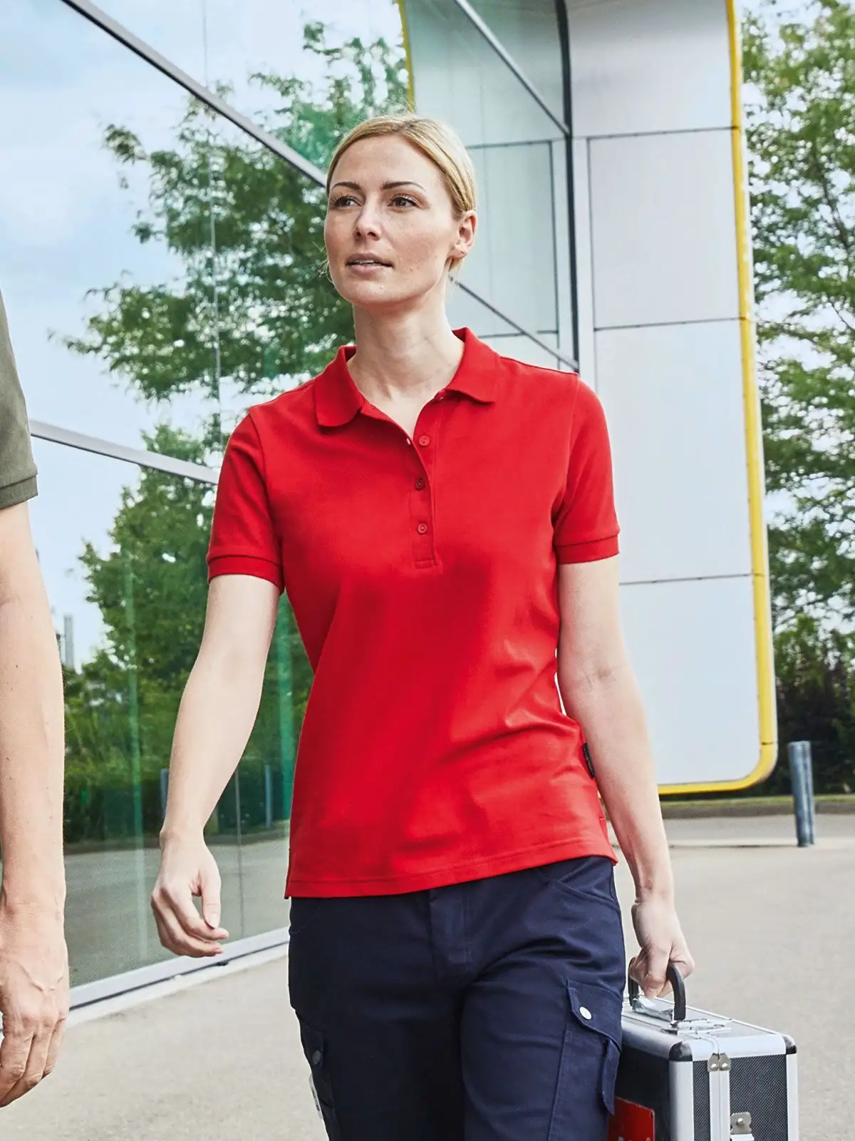 Ladies' Bio Stretch-Polo Work - Solid - Daiber - JN1805