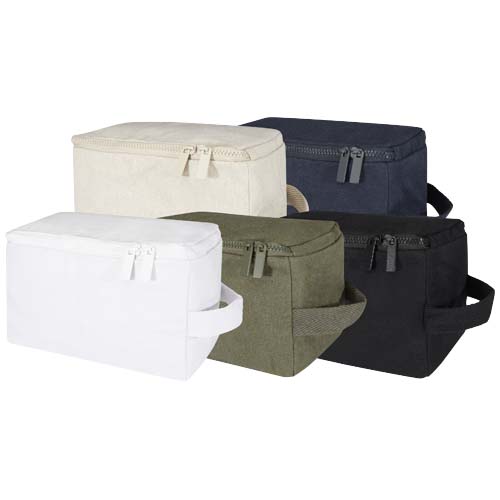 Organizer per articoli per l'igiene personale in cotone riciclato da 500 g/m&sup2; Pack Aware&trade; - 120746