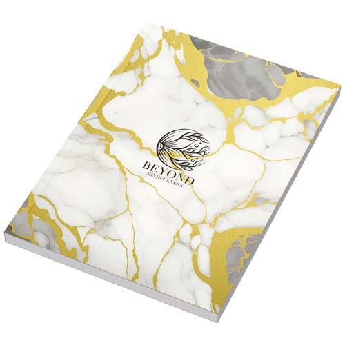 Blocco note formato A5 con copertina morbida metallizzata - 100 fogli Novella Austen - 210757