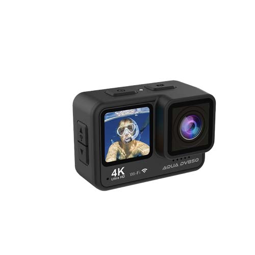 Action camera 4K a doppio schermo da 4K Prixton DV850  Aqua - 1PA196