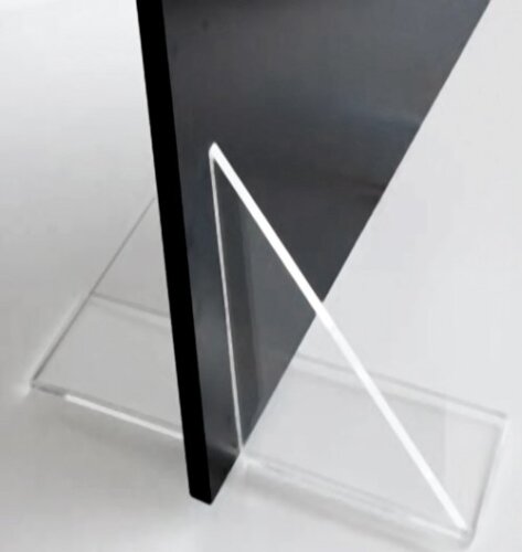 Parafiato con sostegni altezza 60/75 cm Policarbonato trasparente 8 mm