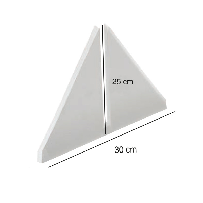 Parafiato con sostegni altezza 60/75 cm Coppia sostegni standard