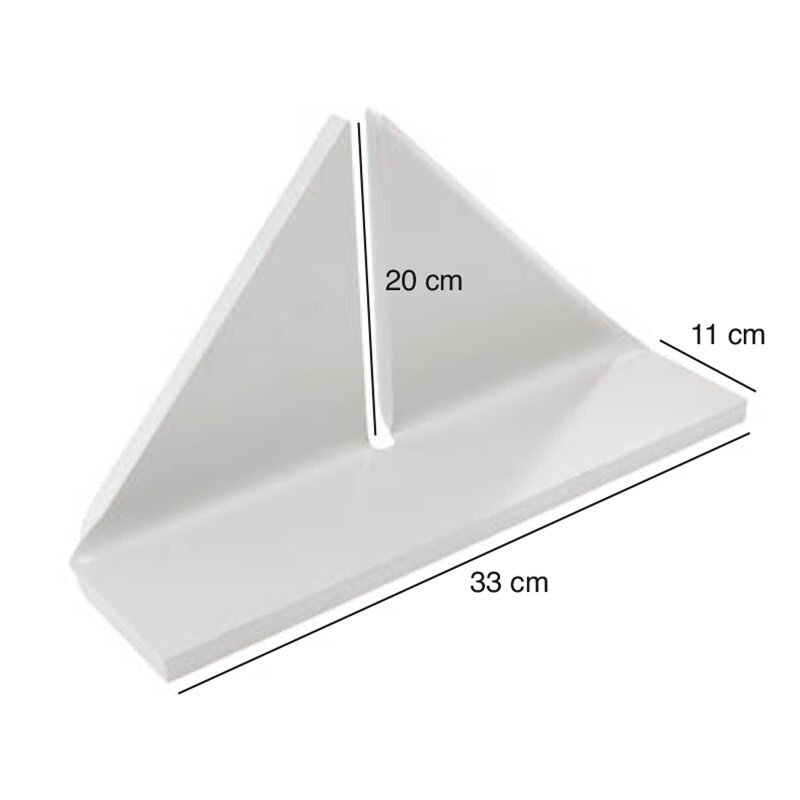 Parafiato con sostegni altezza 60/75 cm Coppia sostegni extra