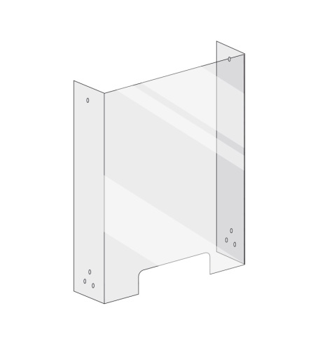 Parafiato modulare e angolare altezza 75 cm  Altezza 75 cm