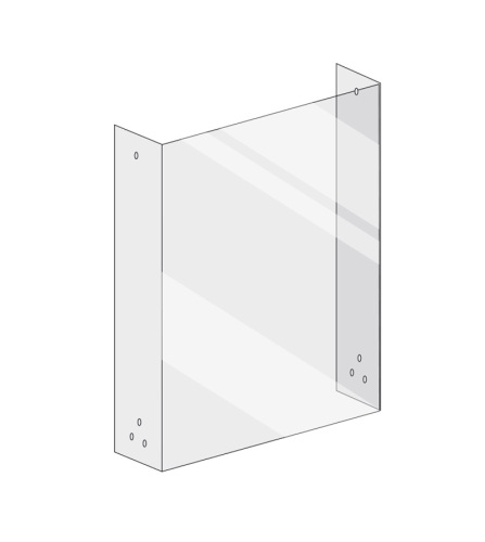 Parafiato modulare e angolare altezza 90 cm Altezza 90 cm