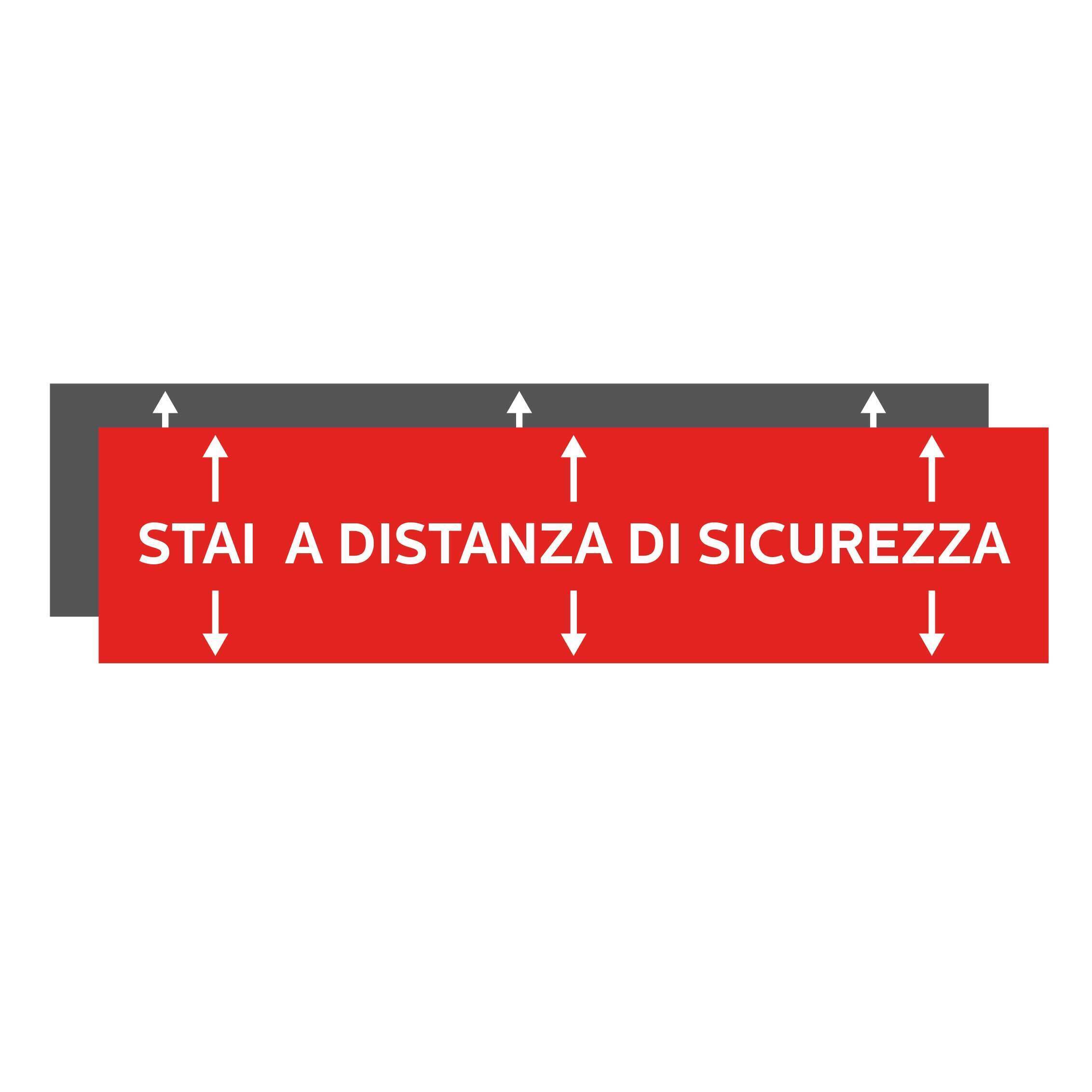 Adesivi a pavimento (clone) (clone) PS5 - Stai a distanza di sicurezza