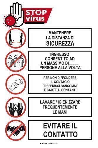 Segnaletica a parete IND-11