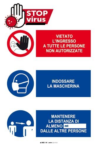 Segnaletica a parete IND-14