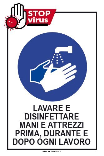 Segnaletica a parete IND-21