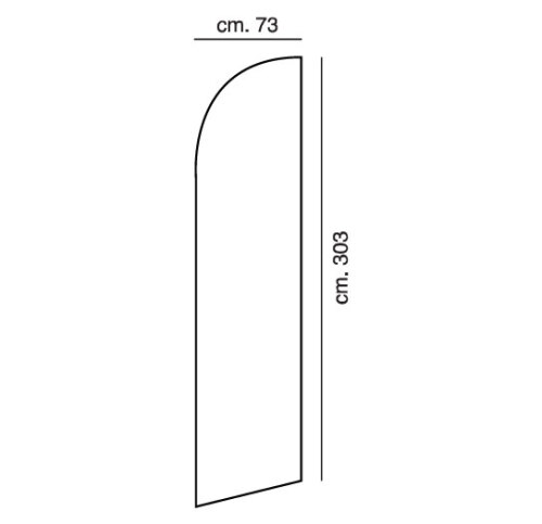 vecchio M - 73 x 303 cm