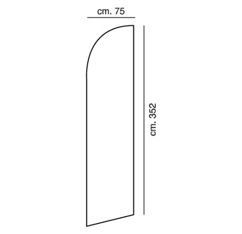vecchio ML - 75 x 352 cm
