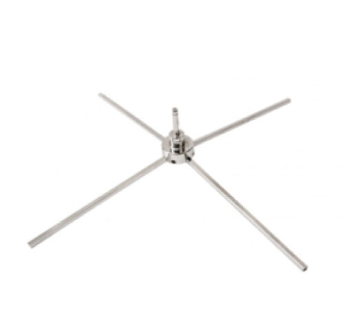 vecchio Base incrociata grande in metallo