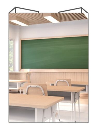 Fondale work-up a tema Scuola A