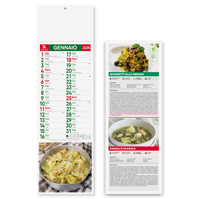 GASTRONOMIA. silhouette mensile 12 fogli&amp;#13; - PA187