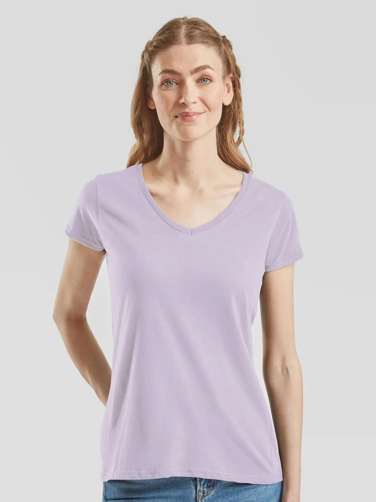 Ladies 150 V-Neck T - Fruit of the Loom - FR614440