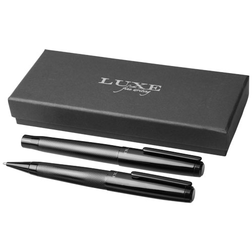 Set regalo con coppia di penne Gloss (inchiostro nero) - 107248