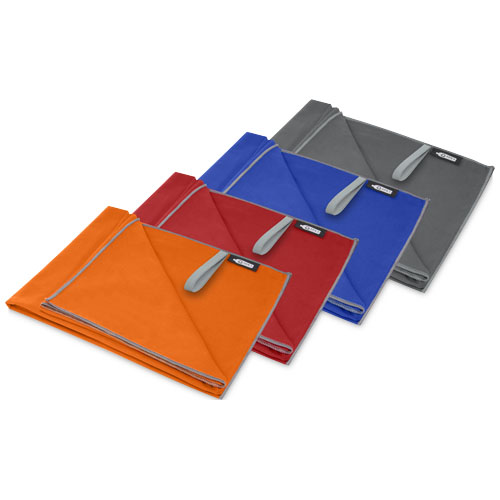Asciugamano Pieter ultra leggero e ad asciugatura rapida in PET riciclato 130 x 80 cm - 127012