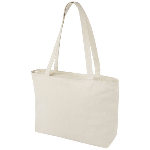 Shopper in cotone 320 g/m&sup2; con zip Ningbo - 15L - 120331