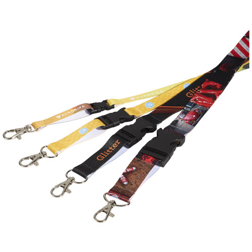 Lanyard Balta con stampa in sublimazione, sgancio di sicurezza e fibbia - 1PL007