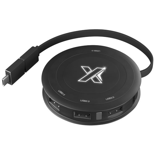 Caricabatterie e hub wireless da 5 W SCX.design H16 - 1PX046