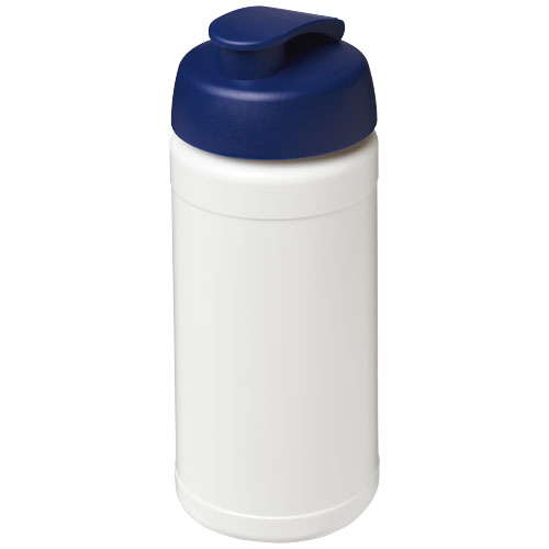 Borraccia sportiva in materiale riciclato con coperchio a scatto da 500 ml Baseline - 210461