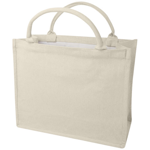 Tote bag per libri in materiale riciclato da 500 g/m&sup2; Page Aware&trade; - 120711