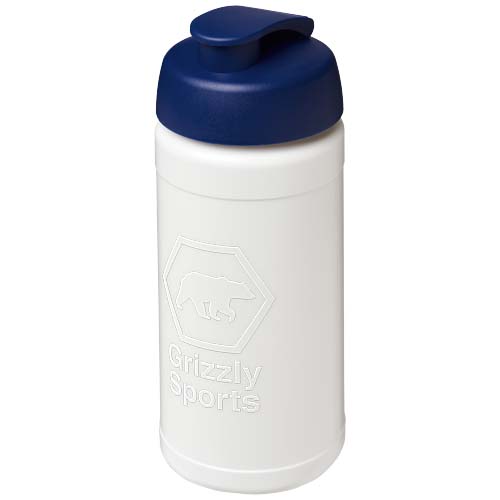Borraccia sportiva in materiale riciclato con coperchio a scatto da 500 ml Baseline Rise - 210289
