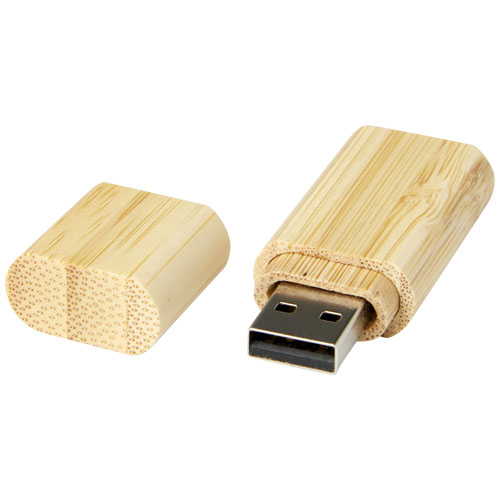 USB 2.0 in bamb&ugrave; con portachiavi - 1Z505