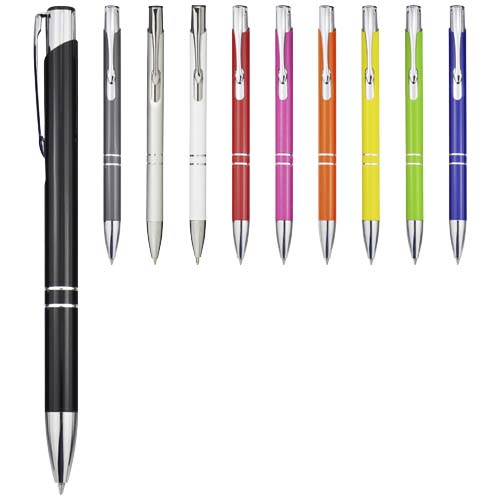 Penna a sfera in alluminio riciclato Moneta (inchiostro blu) - 107984