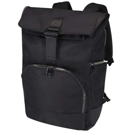 Zaino per portatile da 15,6" in materiale riciclato certificato GRS con chiusura arrotolabile Rhine - 18L - 130088
