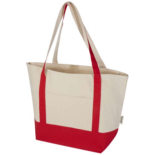Tote bag in cotone riciclato certificato GRS da 320 g/m&sup2; Sam - 120749